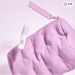 Drunk Elephant Lavender Cosmetic Bag with Skincare